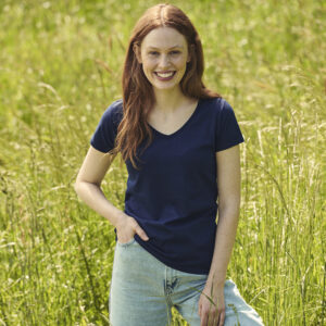 Camiseta Mujer Color Iconic V-Neck - Imagen 1